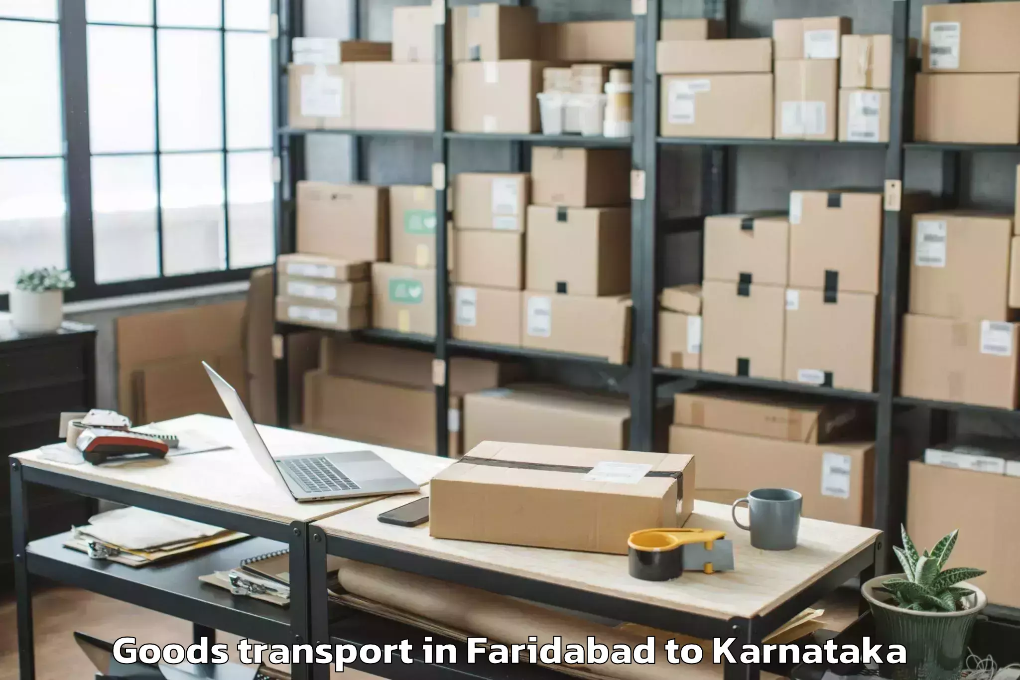 Book Faridabad to Kowthal Goods Transport Online